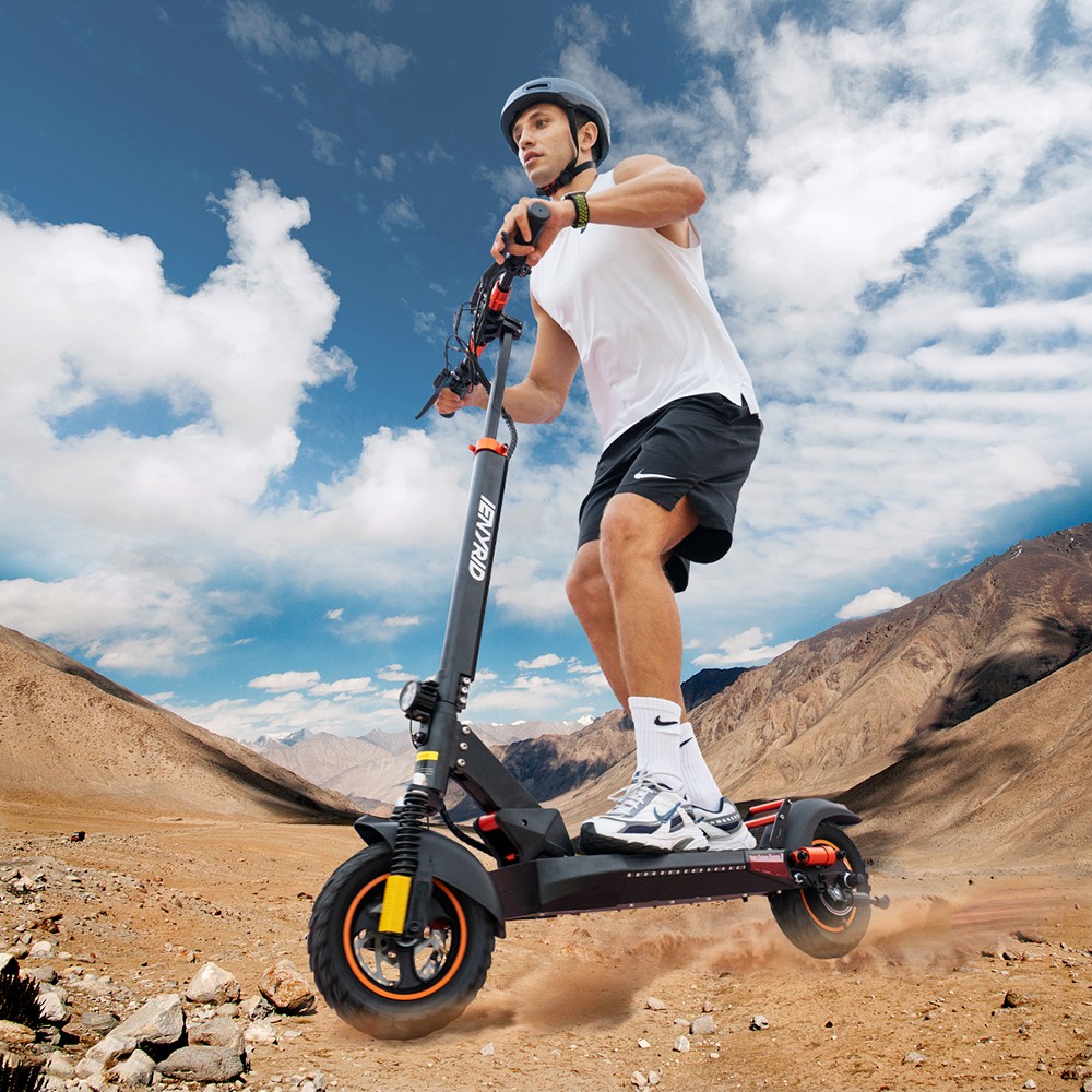 iENYRID M4 Pro S+ MAX Electric Scooter 10 Inch Off-Road Pneumatic Tires 800W Motor 45Km/h Max Speed 48V 20Ah Battery 75KM Range 150KG Max Load Dual Disc Brakes Detachable seat IPX4 Waterproof