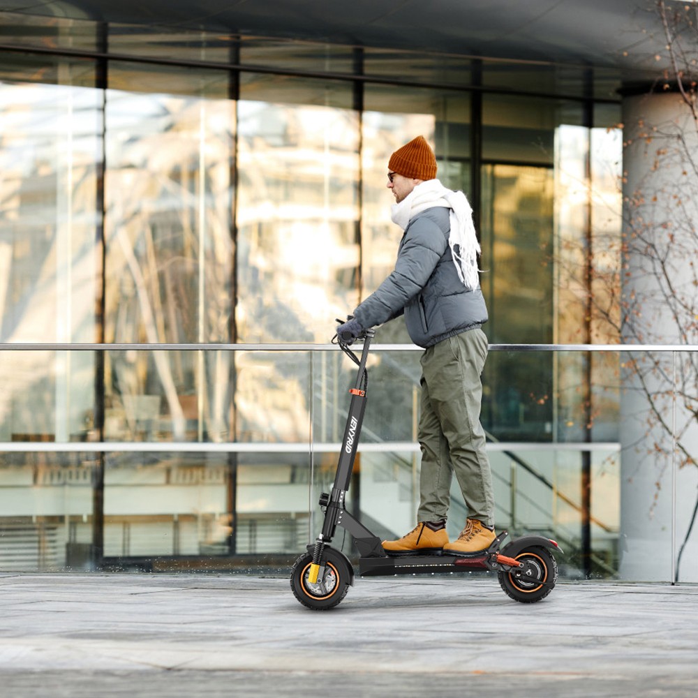 iENYRID M4 Pro S+ MAX Electric Scooter 10 Inch Off-Road Pneumatic Tires 800W Motor 45Km/h Max Speed 48V 20Ah Battery 75KM Range 150KG Max Load Dual Disc Brakes Detachable seat IPX4 Waterproof