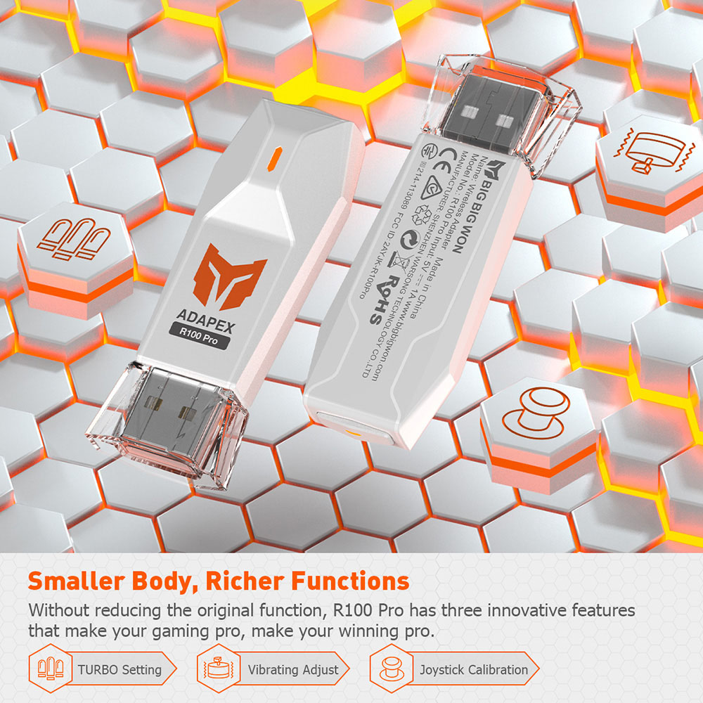 BIGBIG WON R100 Pro Game Controller Adapter