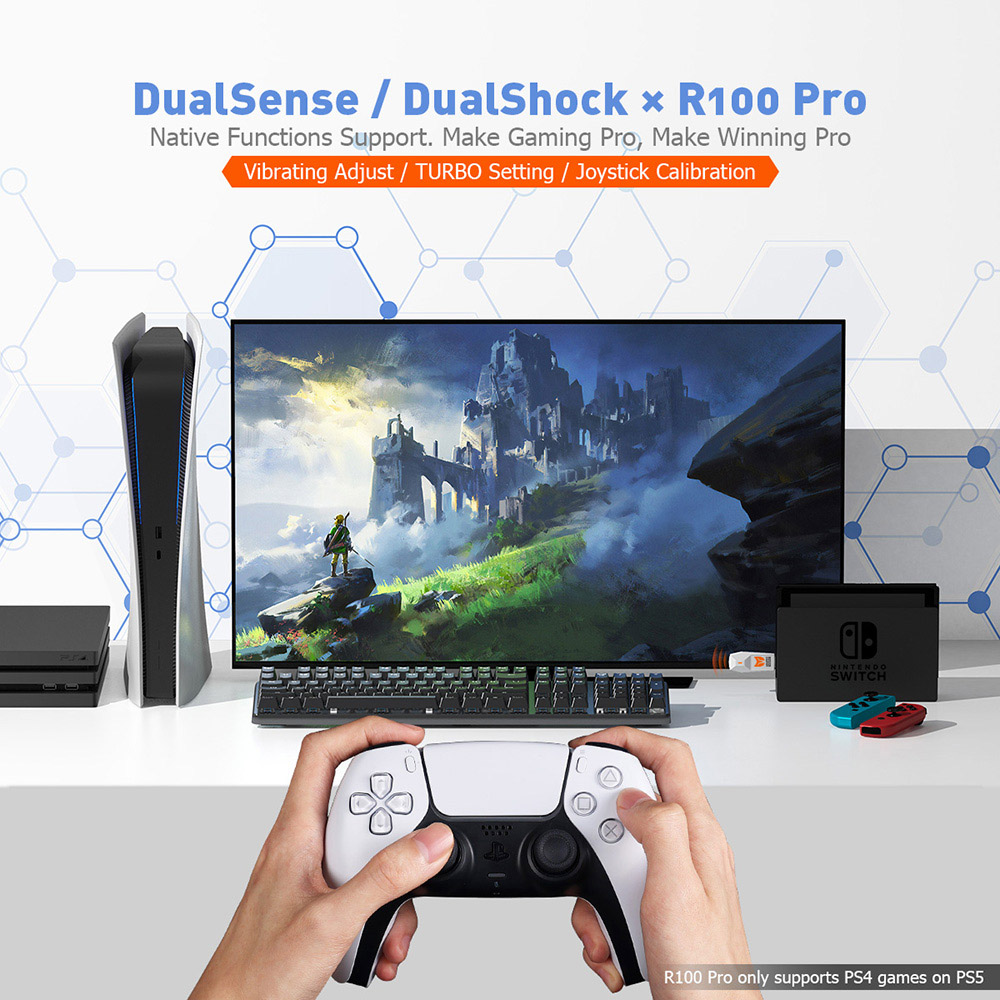 BIGBIG WON R100 Pro Game Controller Adapter