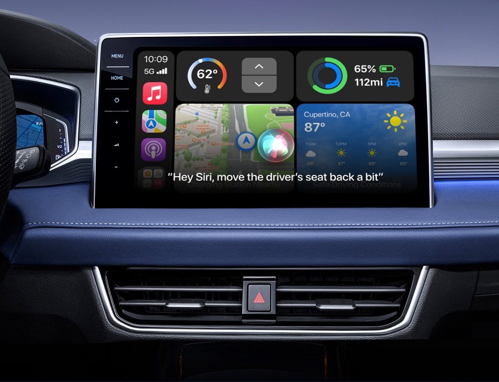 DriFox A20 Wired to Wireless Carplay Adapter, Plug & Play, Auto-Connect, 5.8GHz Fast Data Transmission, Voice Assistant