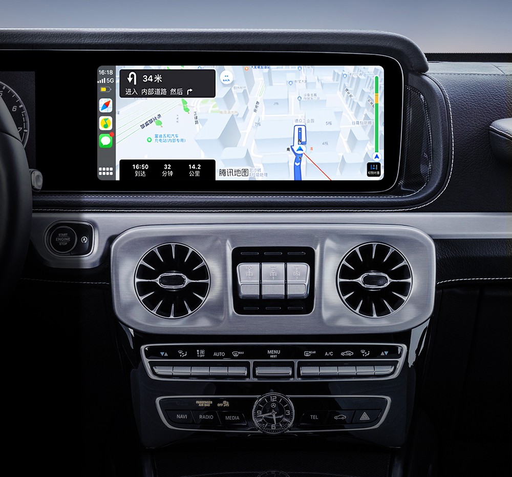 DriFox A21 Wired to Wireless Carplay Adapter, Plug & Play, Auto-Connect, 5.8GHz Fast Data Transmission, Voice Assistant - Green