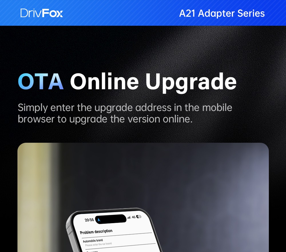 DriFox A21 Wired to Wireless Carplay Adapter, Plug & Play, Auto-Connect, 5.8GHz Fast Data Transmission, Voice Assistant - Green