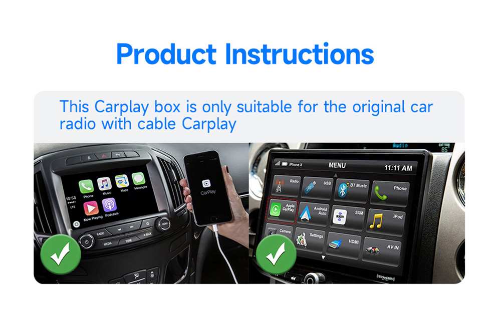 MINIX AB019 Wireless CarPlay Adapter, Plug and Play, Auto-Connect, Bluetooth 5.0/ 5G WiFi/USB Connection