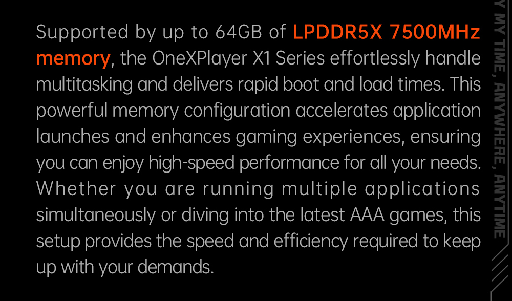 One Netbook OneXPlayer X1 Mini Handheld Gaming PC, AMD Ryzen 7 8840U 8 Cores Max 5.1GHz, 8.8'' 2560*1600 144Hz LTPS Screen, 32GB LPDDR5x RAM 1TB SSD, 2*USB4 1*USB3.2 1* TF Card Slot 1* Oculink 1*Audio, Harman Sound System, 65.02Wh Battery - US Plug