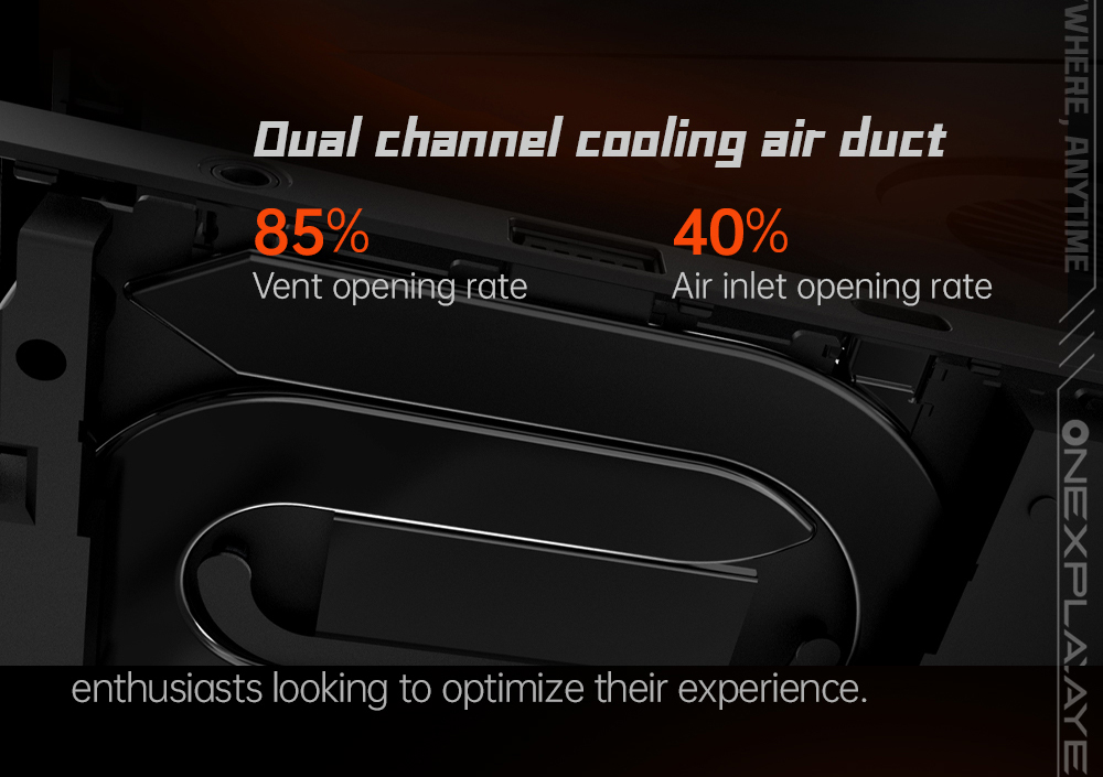 One Netbook OneXPlayer X1 Mini Handheld Gaming PC, AMD Ryzen 7 8840U 8 Cores Max 5.1GHz, 8.8'' 2560*1600 144Hz LTPS Screen, 32GB LPDDR5x RAM 2TB SSD, 2*USB4 1*USB3.2 1* TF Card Slot 1* Oculink 1*Audio, Harman Sound System, 65.02Wh Battery - US Plug