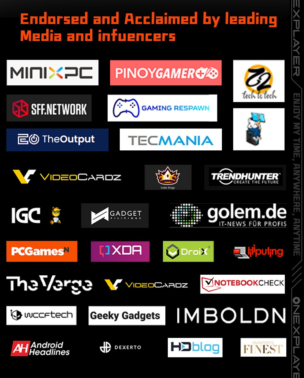 One Netbook OneXPlayer X1 Mini Handheld Gaming PC, AMD Ryzen 7 8840U 8 Cores Max 5.1GHz, 8.8'' 2560*1600 144Hz LTPS Screen, 32GB LPDDR5x RAM 2TB SSD, 2*USB4 1*USB3.2 1* TF Card Slot 1* Oculink 1*Audio, Harman Sound System, 65.02Wh Battery - US Plug