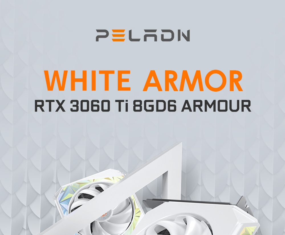 PELADN RTX 3060 Ti Graphics Card, 8GB GDDR6, 8Pin 256bits, 200W, PCI Express 4.0, 3*DP 1*HDMI, Dual-fan