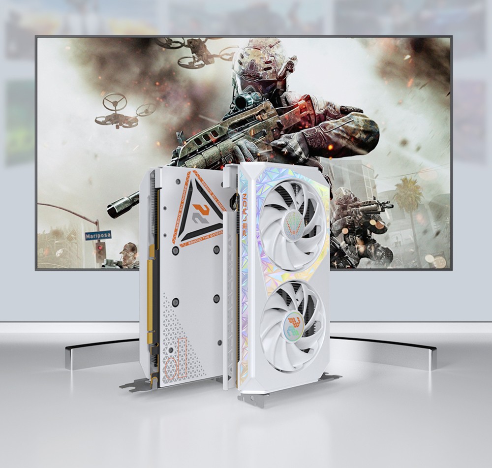 PELADN RTX 3060 Ti Graphics Card, 8GB GDDR6, 8Pin 256bits, 200W, PCI Express 4.0, 3*DP 1*HDMI, Dual-fan