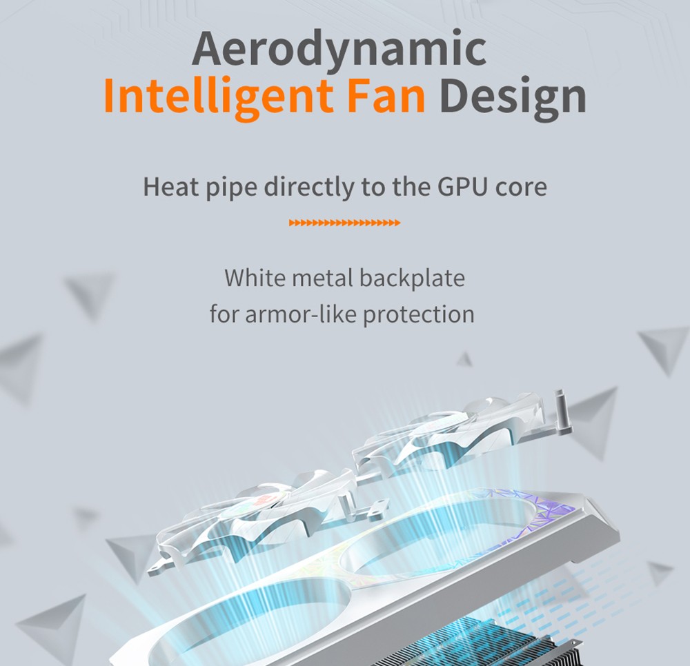 PELADN RTX 3060 Ti Graphics Card, 8GB GDDR6, 8Pin 256bits, 200W, PCI Express 4.0, 3*DP 1*HDMI, Dual-fan