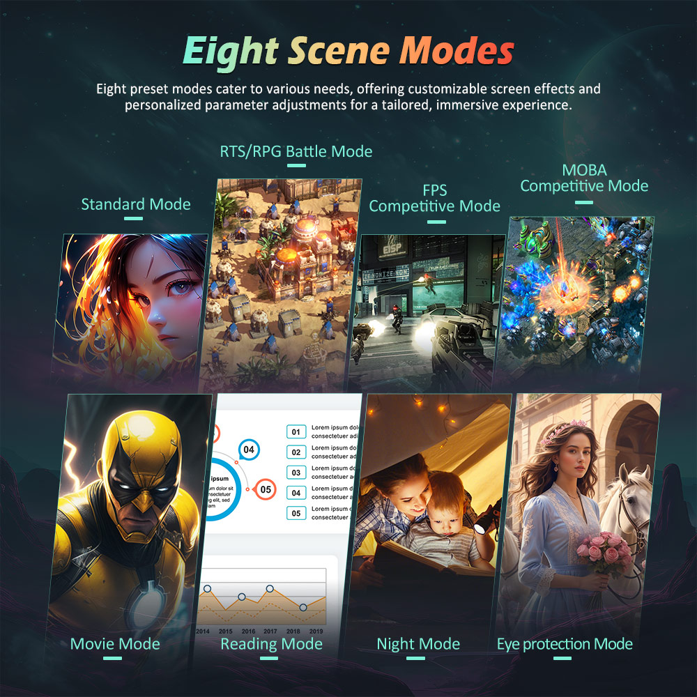 TITAN ARMY P2510G Gaming Monitor, 24.5'' 1920*1080 FAST IPS Screen, 180Hz Refresh Rate, HDR10, 99% sRGB, 1ms GTG, Adaptive Sync, Dynamic OD, Game Assist, 8 Scene Modes, Hardware Low Blue Light, Adjustable Tilt, VESA Mount, 1*HDMI2.0 1*DP1.4 1* Audio