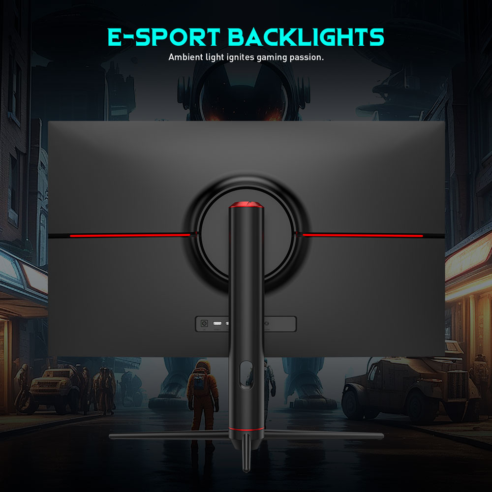 TITAN ARMY P32A2S2 Gaming Monitor, 32-inch 2560*1440 16:9 Fast IPS Screen, 240Hz Refresh Rate, 1ms GTG, HDR400, GamePlus Mode, Adaptive Sync, PIP & PBP Split Screen, E-Sport Backlight, VESA Mount & Adjustment Stand, 2*HDMI 2.1 2*DP 1.4 1* Audio