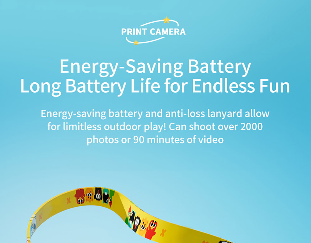 WOWKIDS K64 Kids Instant Print Camera, 48MP Front & Rear Dual Cameras - Pink Unicorn