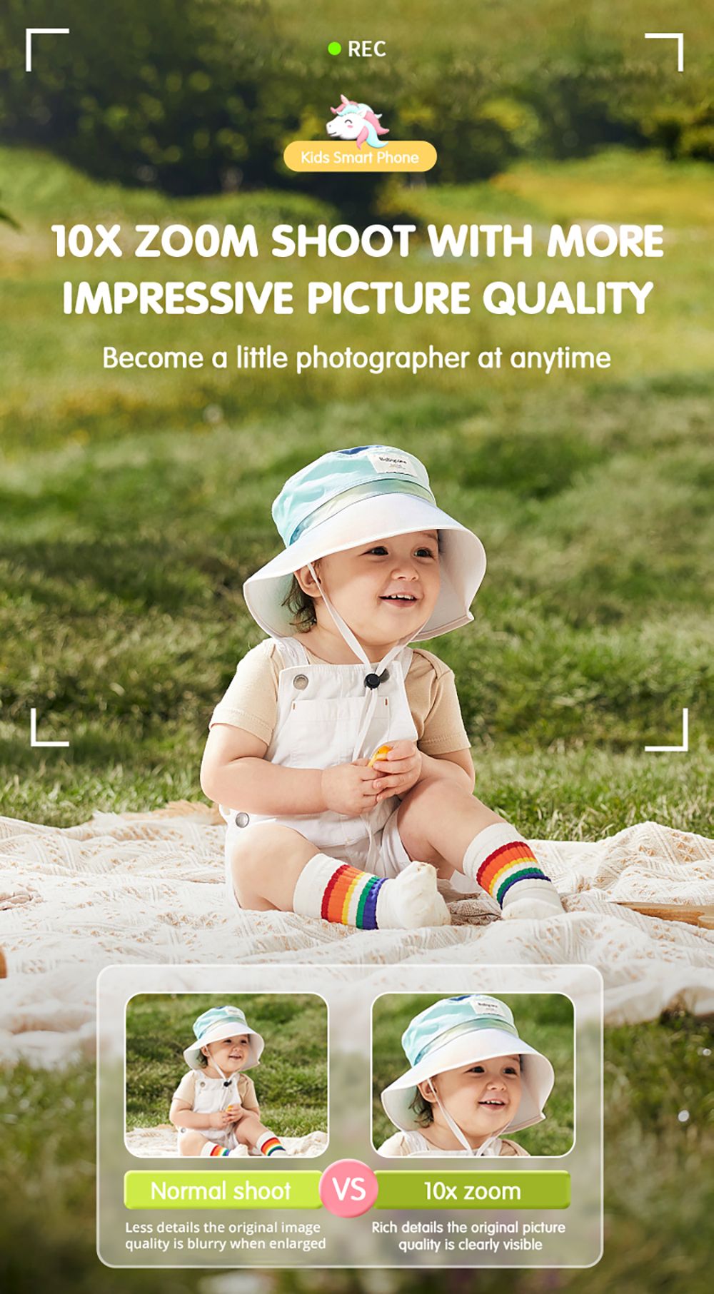 WOWKIDS P1 Kids Mobile Phone Toy - Blue