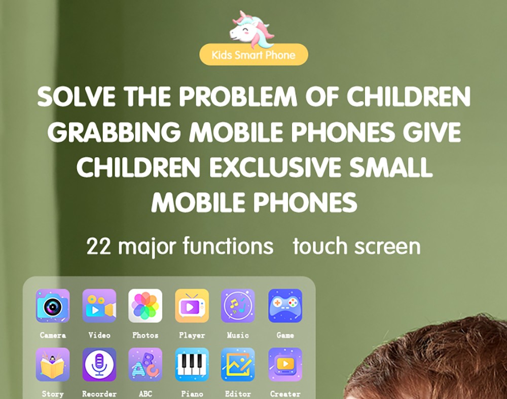 WOWKIDS P1 Kids Mobile Phone Toy - Green