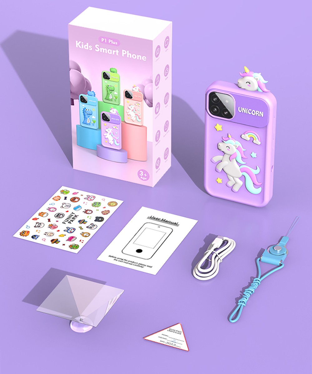 WOWKIDS P1 Kids Mobile Phone Toy - Purple