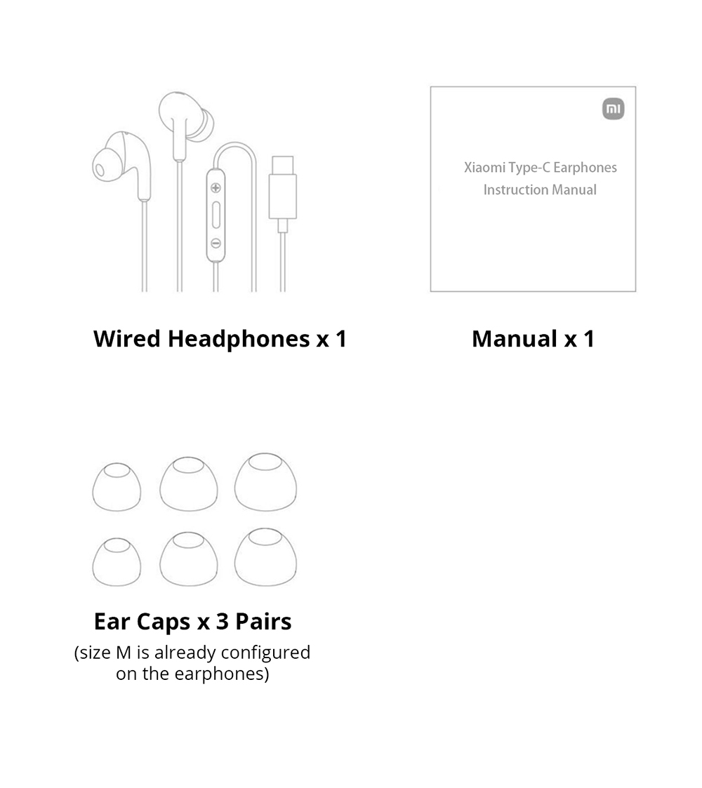 Xiaomi Type-C Wired In-ear Earphones