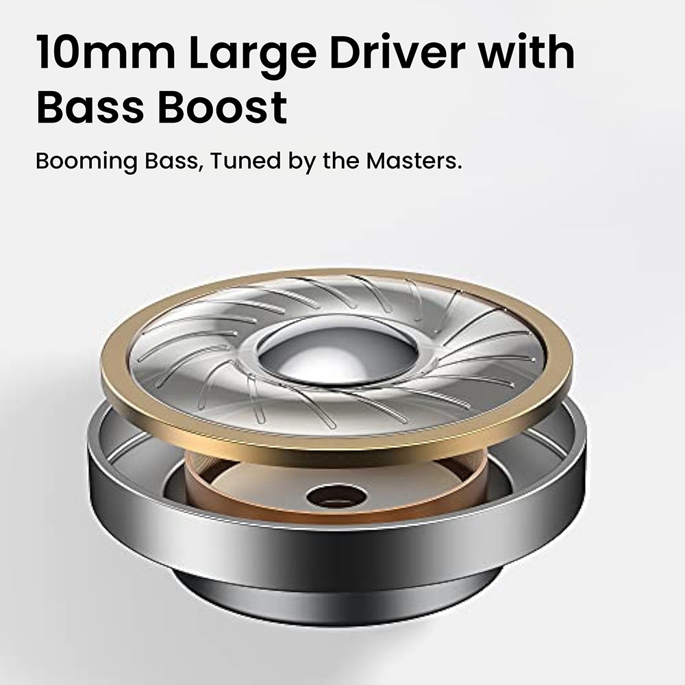 Realme DIZO GoPods D TWS Wireless Bluetooth Earbuds, Environment Noise Cancellation, Bluetooth 5.0, 20 Hours Battery Life - White