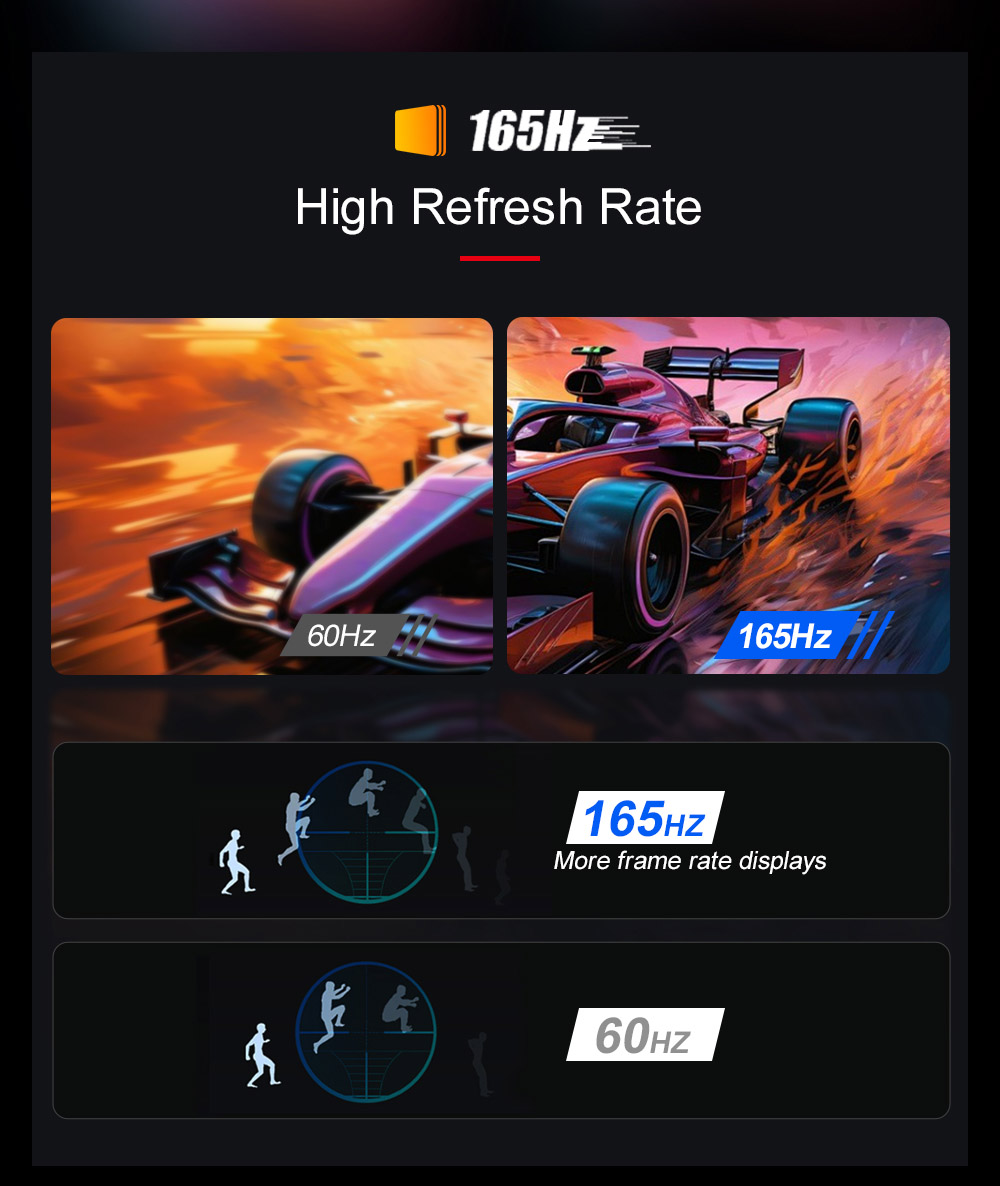 Ordinateur portable Ninkear N16 Pro, écran IPS 16'' 2560*1600, taux de rafraîchissement de 165 Hz, Intel Core i7-13620H 10 cœurs Max 4,9 GHz, 32 Go de RAM 1 To SSD, WiFi 6 Bluetooth 5.0, 1 * USB2.0 2 * USB3.0 1 * Type-C complet 1 * HDMI 1 * RJ45, chargement Type-C 65 W, déverrouillage par reconnaissance faciale