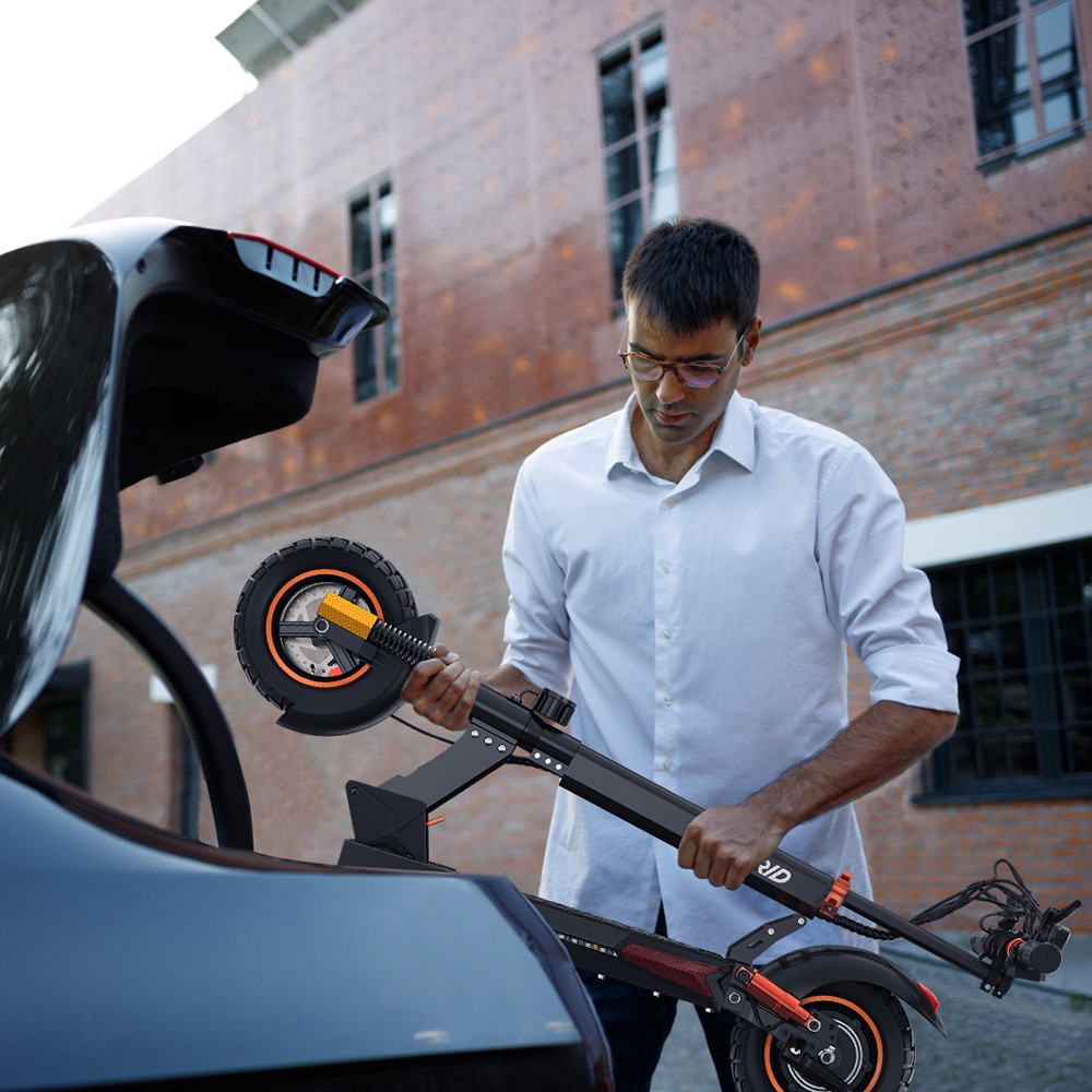 iENYRID M4 Pro S+ MAX Electric Scooter 10 Inch Off-Road Pneumatic Tires 800W Motor 45Km/h Max Speed 48V 20Ah Battery 75KM Range 150KG Max Load Dual Disc Brakes Detachable seat IPX4 Waterproof