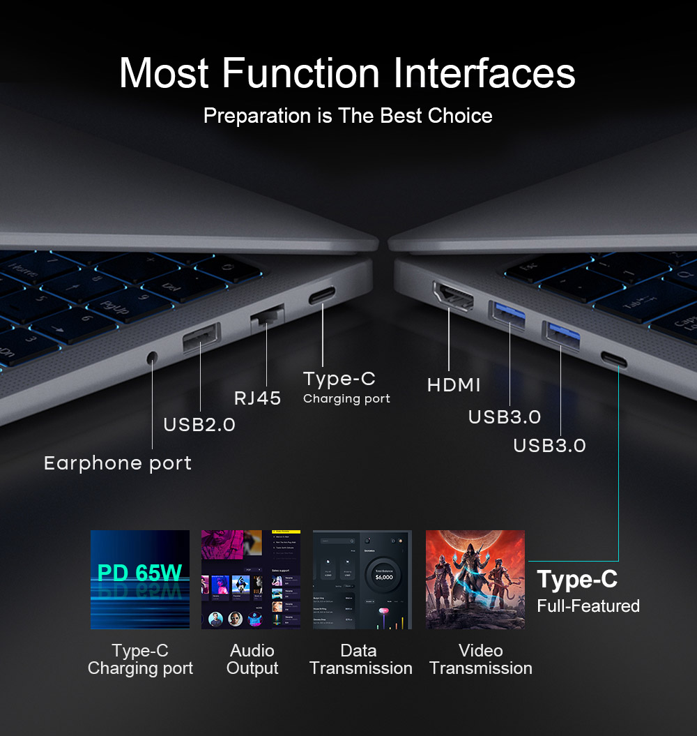 Ninkear N16 Pro Laptop, 16'' 2560*1600 IPS-Bildschirm, 165Hz Bildwiederholfrequenz, Intel Core i7-13620H 10 Kerne Max 4,9GHz, 32GB RAM 1TB SSD, WiFi 6 Bluetooth 5.0, 1*USB2.0 2*USB3.0 1* Vollfunktionaler Typ-C 1*HDMI 1*RJ45, 65W Typ-C Aufladen, Gesichtsentsperrung
