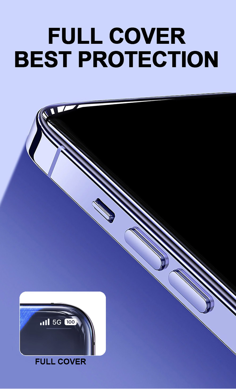 2Pcs Tempered Glass Screen Protector for iPhone16