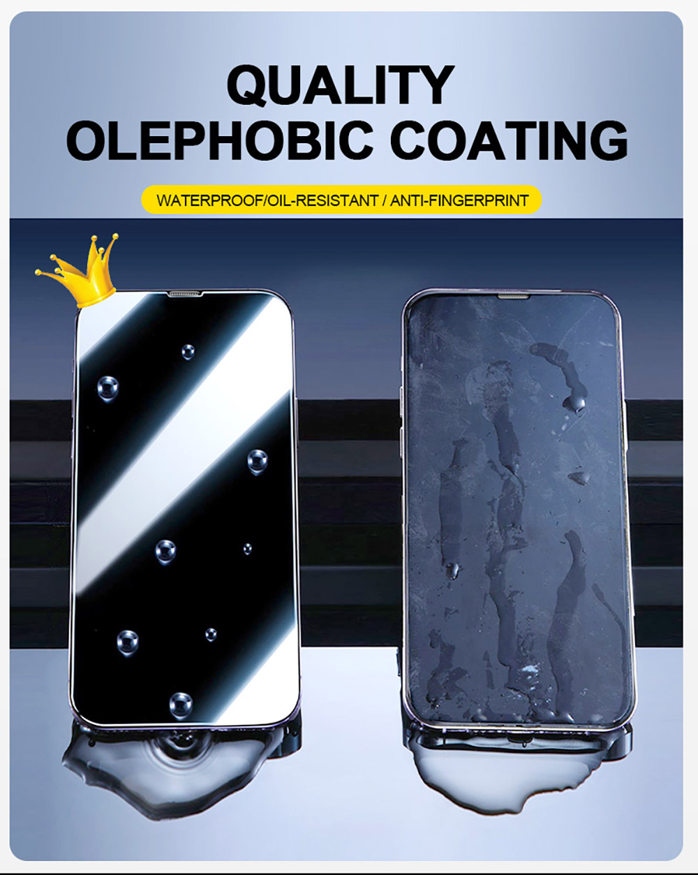 2Pcs Tempered Glass Screen Protector for iPhone16 Plus