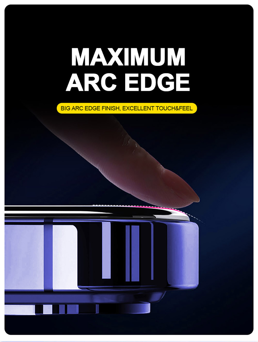 2Pcs Tempered Glass Screen Protector for iPhone16 Plus