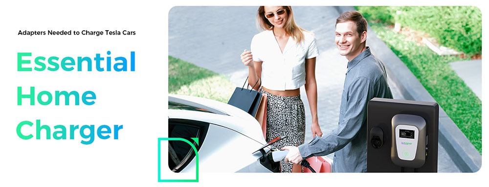 EG Evgoer Level 2 EV Charger, with NEMA 14-50 Plug, 240V 40Amps, 23FT Charger Cable, Adjustable Current Schedule Time, for All J1772 Electric Cars