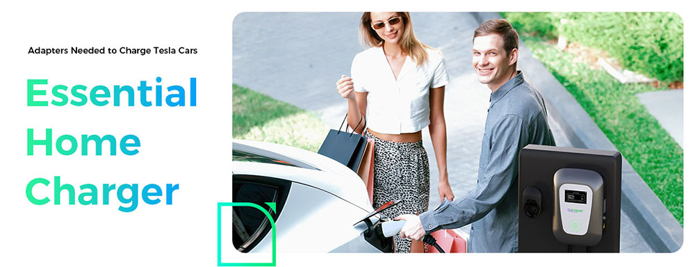 EG Evgoer Level 2 EV Charger, with NEMA 14-60 Plug, 240V 48Amps, 23FT Charger Cable, Adjustable Current Schedule Time, for All J1772 Electric Cars