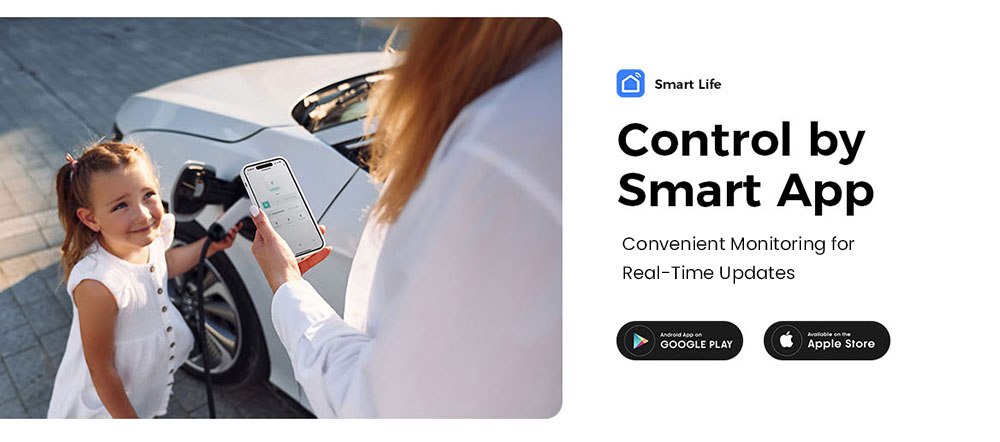 EG Evgoer Level 2 EV Charger, with NEMA 14-60 Plug, 240V 48Amps, 23FT Charger Cable, Adjustable Current Schedule Time, for All J1772 Electric Cars