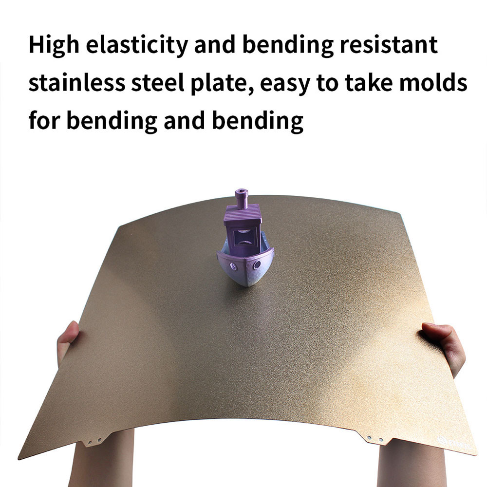 FYSETC 430*430mm PEI PET Build Plate, with 2mm Magnetic Base, for Elegoo Neptune4 Max, Neptune3 Max, Anycubic Kobra Max/ 2 Max, Crealty CR-6 Max