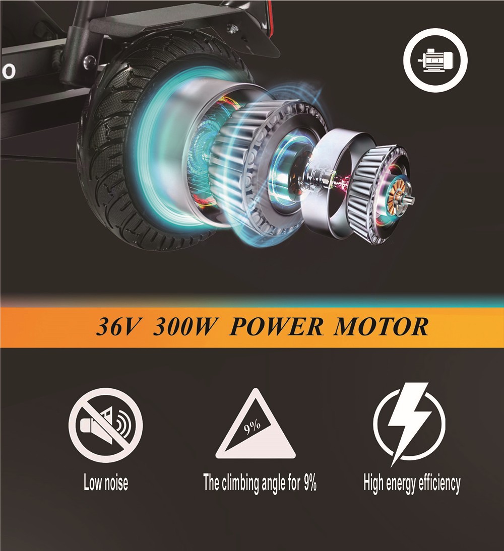 Freejoyer F7 Pro Elektroroller mit vier Rädern und Sitz, 300-W-Motor, 36-V-13-Ah-Akku, 15 km/h Höchstgeschwindigkeit, 35 km maximale Reichweite – Grau