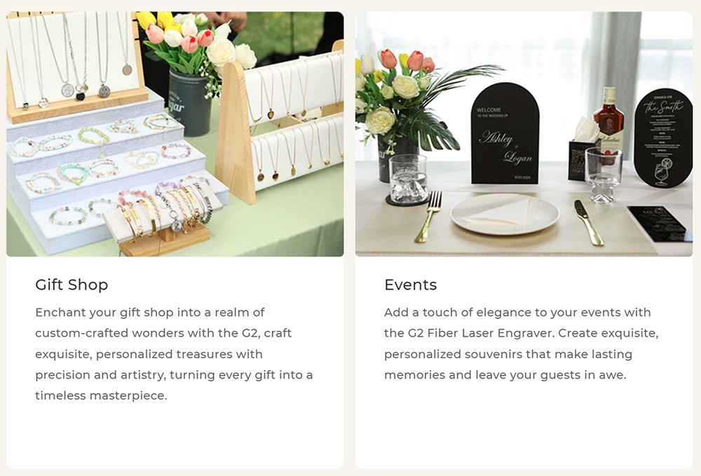 Gweike Cloud G2 Pro 20W Fiber Laser Marking Machine, 10000mm/s Speed, 0.001mm Accuracy, 150mm*150mm, 1.5mm Max. Depth on Metal, 30+ Colors Engraving, GWEIKE Glaser/ LightBurn, Supports Rotary Roller, Electric Lift - Chinese Plug