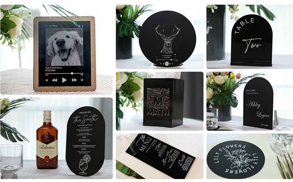 Gweike Cloud G2 Pro 20W Fiber Laser Marking Machine, 10000mm/s Speed, 0.001mm Accuracy, 110mm*110mm, 1.5mm Max. Depth on Metal, 30+ Colors Engraving, GWEIKE Glaser/ LightBurn, Supports Rotary Roller, Manual Lift - Chinese Plug