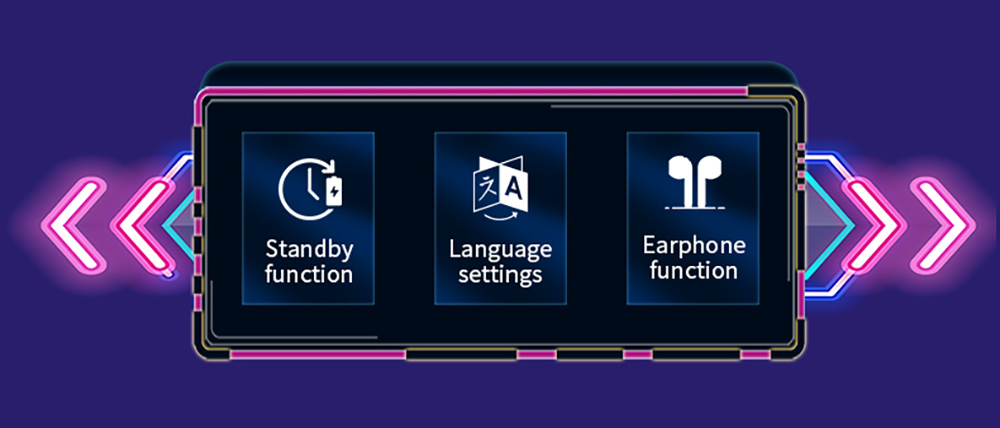 Powkiddy RGB10X Handheld Game Console, Open Source Linux, 3.5-inch 640*480 IPS Screen, 128GB TF Card, 64-bit 3D Simulators, 6 Hours Autonomy - Grey