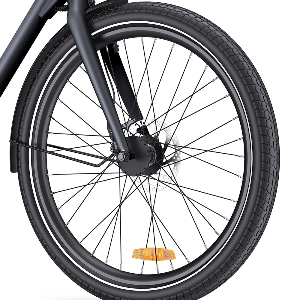 ENGWE P275 ST Urban Electric Bike, 250W Brushless Mid-drive Torque Sensor Motor, 36V 19.2Ah Removable Battery, 260km Max Range, Hydraulic Disc Brake, 27.5'' Spoke Tires, SHIMANO 9-speed - Black
