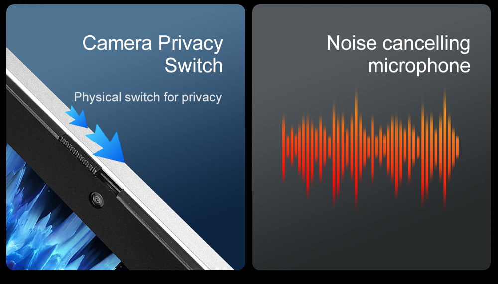 Ordinateur portable Ninkear A15 Pro, écran IPS 15,6'' 1920*1080, AMD Ryzen 5 6600H 6 cœurs Max 4,5 GHz, 32 Go de RAM DDR5 1 To SSD, WiFi6, clavier rétroéclairé, déverrouillage par empreinte digitale, ouverture et fermeture à 180°, 2 * Type-C, 2 * USB3.0 1 * HDMI 1 * casque 1 * Micro SD