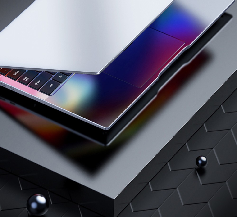 Ordinateur portable Ninkear A15 Pro, écran IPS 15,6'' 1920*1080, AMD Ryzen 5 6600H 6 cœurs Max 4,5 GHz, 32 Go de RAM DDR5 1 To SSD, WiFi6, clavier rétroéclairé, déverrouillage par empreinte digitale, ouverture et fermeture à 180°, 2 * Type-C, 2 * USB3.0 1 * HDMI 1 * casque 1 * Micro SD