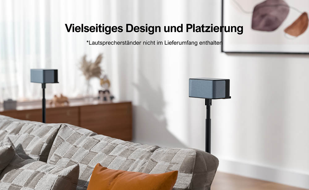 Ultimea Poseidon D50 5.1 Kanal Soundbar mit Subwoofer und hinteren Surround-Lautsprechern, einstellbarer Surround-Pegel, 3 EQ-Modi