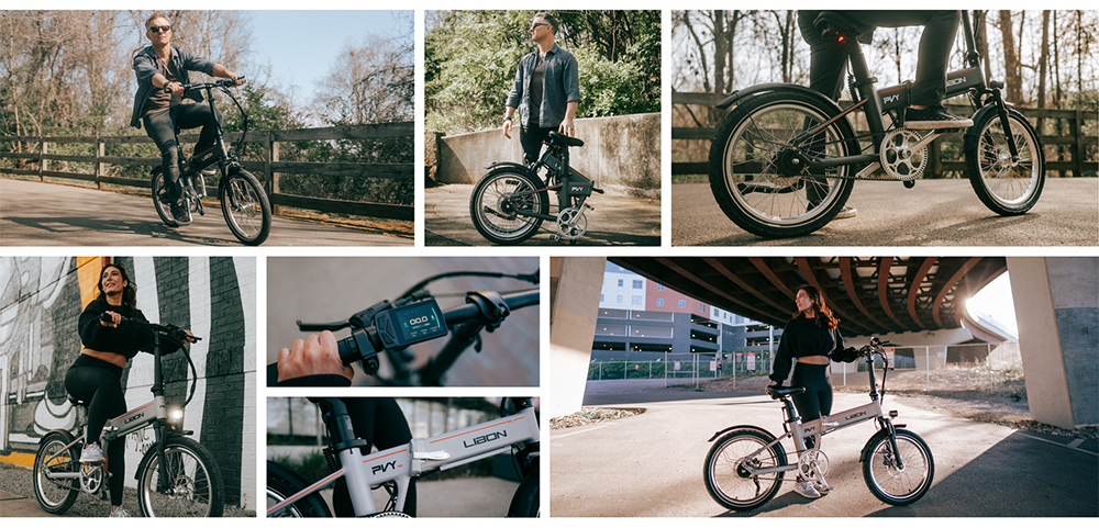 PVY LIBON 16kg Lightweight Electric Bike 500W Motor 36V 10.4Ah + 10Ah 260km Range 20*2.5-inch Tire Hydraulic Brake Shock Absorption Fork, Torque Sensor Carbon Belt Color LCD Display Smart APP International Version - Silver