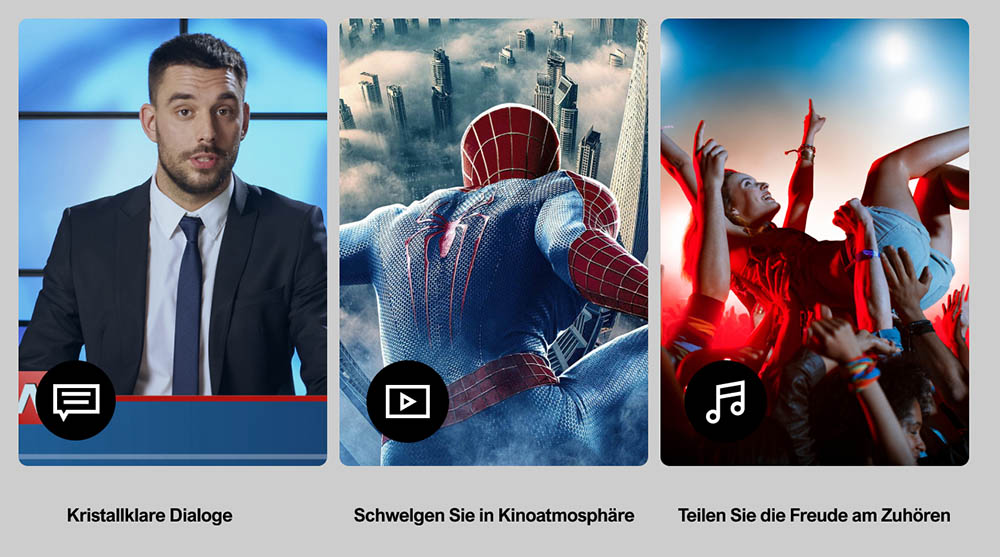 Ultimea Poseidon D50 5.1 Kanal Soundbar mit Subwoofer und hinteren Surround-Lautsprechern, einstellbarer Surround-Pegel, 3 EQ-Modi