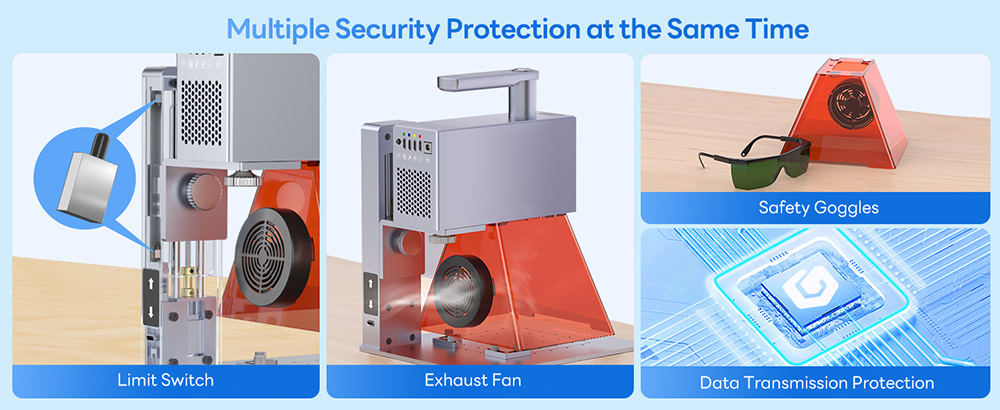 LONGER Nano 6W Portable Laser Engraver, Diode Lasers with FAC, 5000mm/s Ultra-Fast Speed, 0.05mm Precision, LightBurn & LaserGRBL & LaserBurn, 6mm Wood Cutting, 100*100mm