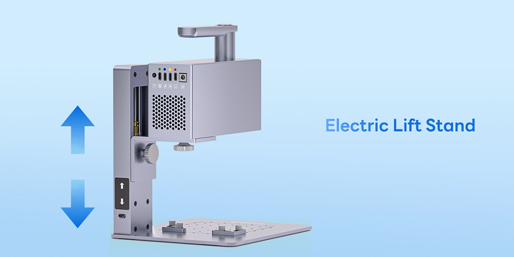 LONGER Nano 6W Portable Laser Engraver, Diode Lasers with FAC, 5000mm/s Ultra-Fast Speed, 0.05mm Precision, LightBurn & LaserGRBL & LaserBurn, 6mm Wood Cutting, 100*100mm