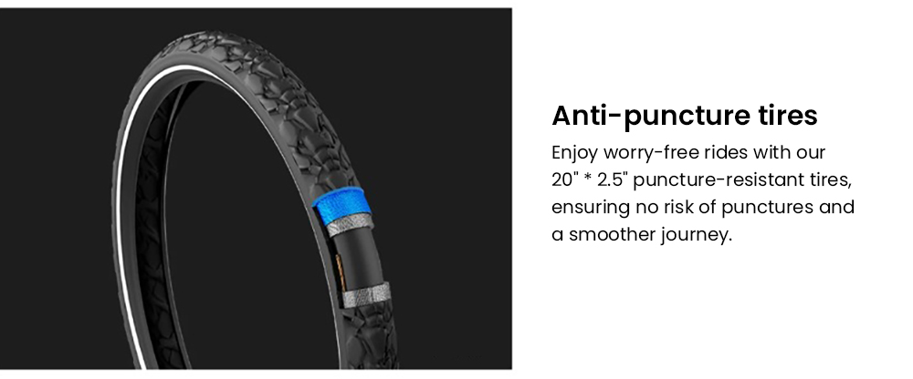 PVY LIBON Elektrofahrrad, 500-W-Motor, 36 V 20,4 Ah, 20 x 2,5-Zoll-Reifen, 25 km/h Höchstgeschwindigkeit, 260 km Reichweite, hydraulische Scheibenbremse, Stoßdämpfungsgabel, LCD-Display – Grau