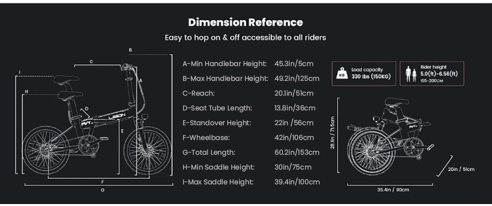 PVY LIBON Elektrofahrrad, 500-W-Motor, 36 V 20,4 Ah, 20 x 2,5-Zoll-Reifen, 25 km/h Höchstgeschwindigkeit, 260 km Reichweite, hydraulische Scheibenbremse, Stoßdämpfungsgabel, LCD-Display – Grau