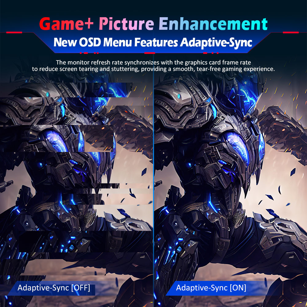 TITAN ARMY P2510HS Gaming Monitor, 24.5'' 1920*1080 CSOT Fast IPS Screen, 300Hz Refresh Rate, 1ms GTG Response Time, HDR400, 121% sRGB, Dynamic OD, Gaming Assist, 10 Scene Modes, PIP/PBP Display, Adjustable Tilt Stand, Wall Mounting