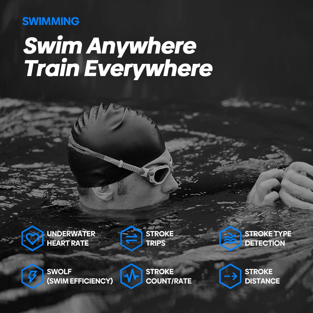 Zeblaze Stratos 2 Ultra Outdoor Smartwatch, 1.43'' Screen, Sleep Health Monitoring, 170+ Sport Modes, 6 Positioning System - Silver