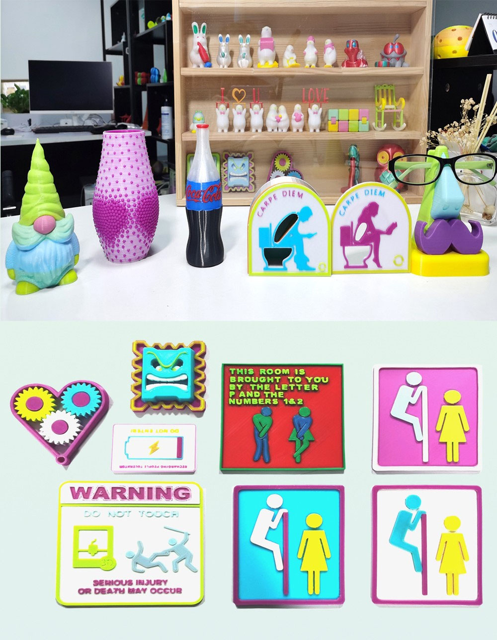 Zonestar Z9V5MK6 4 Extruders 3D Printer, 4 in 1 Out Color-Mixing, Auto Leveling, 32Bit Mainboard, 4.3 inch LCD Screen, 300x300x400mm