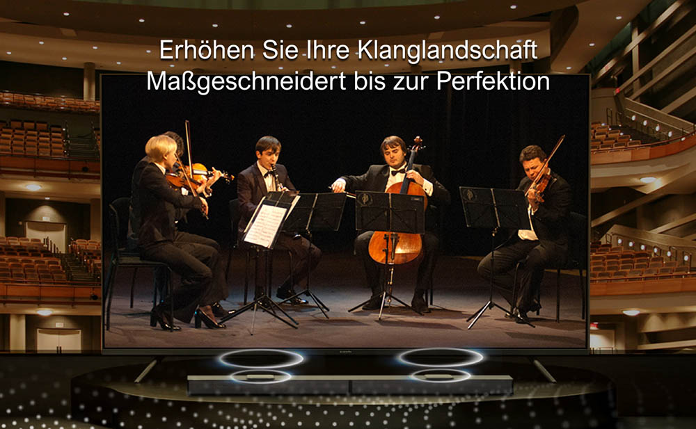 Ultimea Nova S80 Soundbar-Subwoofer-Lautsprecher-Kit, 5.1.2-Kanal, 4K HDR-Passthrough, Dolby Atmos-Dekodierung, 520 W Spitzenleistung